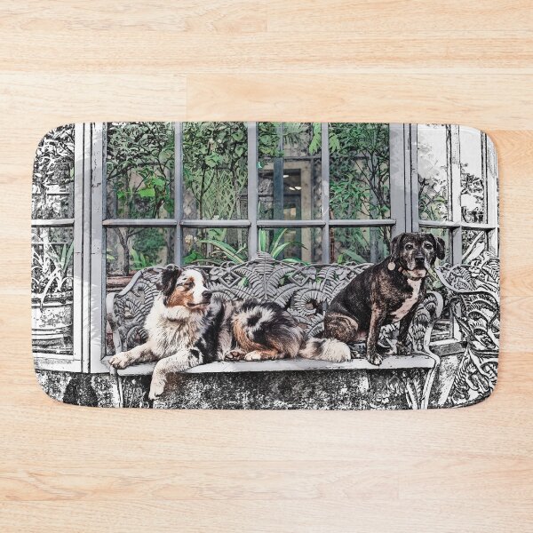 Item preview, Australian Shepherd and Beagle cross Staffy designed and sold by PurpleBluesPets.