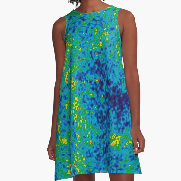 The Cosmic Microwave Background A-Line Dress