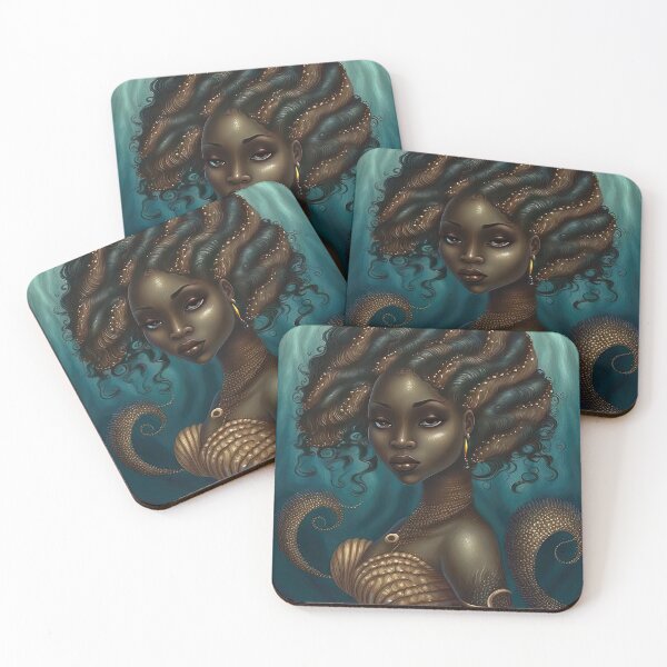 Item preview, Mermaid Portrait I designed and sold by rosacrumpton.