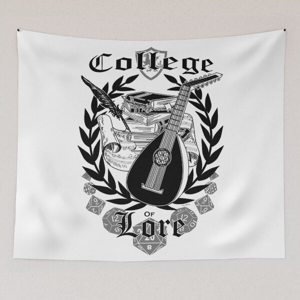 Item preview, College of Lore - Black designed and sold by Milmino.