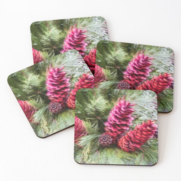 Item preview, Abstract Christmas - Colorful Pine Cone Burst designed and sold by Georgia Mizuleva.