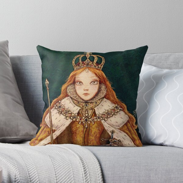 Queen Elizabeth I Throw Pillow