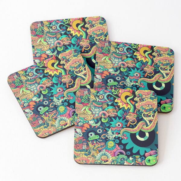 Item preview, Crazy Anime Aesthetic Chaos Digital Painting designed and sold by CodeAndColors.