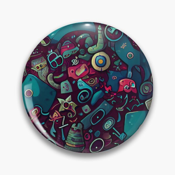 Artikelvorschau, Dark Cool Anime Aesthetic Chaos Digital Painting entworfen und verkauft von CodeAndColors.