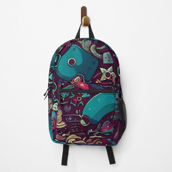 Item preview, Dark Cool Anime Aesthetic Chaos Digital Painting designed and sold by CodeAndColors.