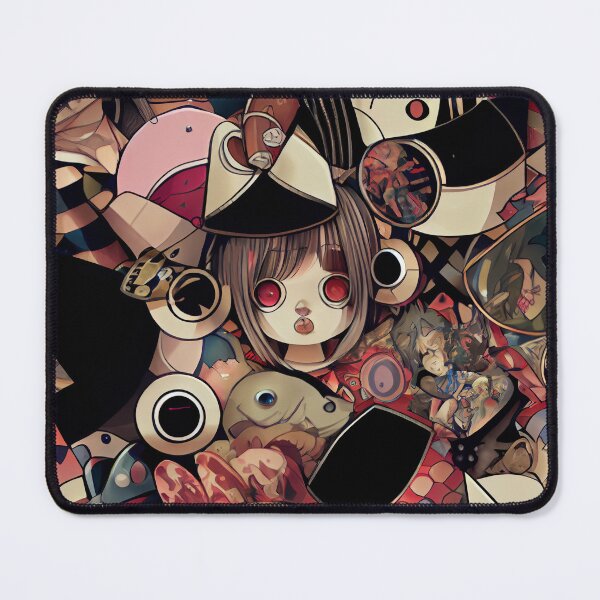 Artikelvorschau, Anime Girl in Chaos Digital Painting entworfen und verkauft von CodeAndColors.