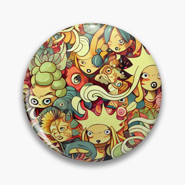 Artikelvorschau, Abstract Anime Style Characters in Chaos Digital Painting entworfen und verkauft von CodeAndColors.