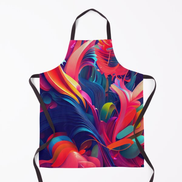 Aperçu de l'œuvre Bright Modern 3D Pattern Digital Painting créée et vendue par CodeAndColors.