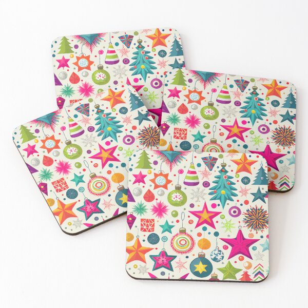 Item preview, Bright Festive Christmas Winter Pattern Digital Painting designed and sold by CodeAndColors.