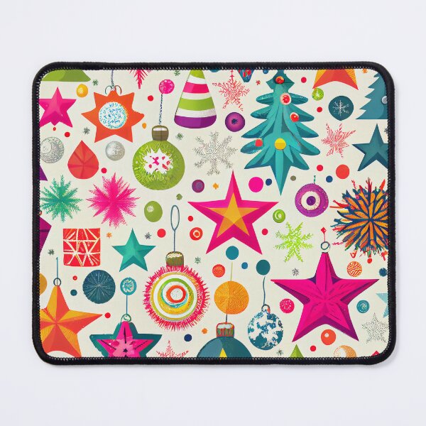 Item preview, Bright Festive Christmas Winter Pattern Digital Painting designed and sold by CodeAndColors.