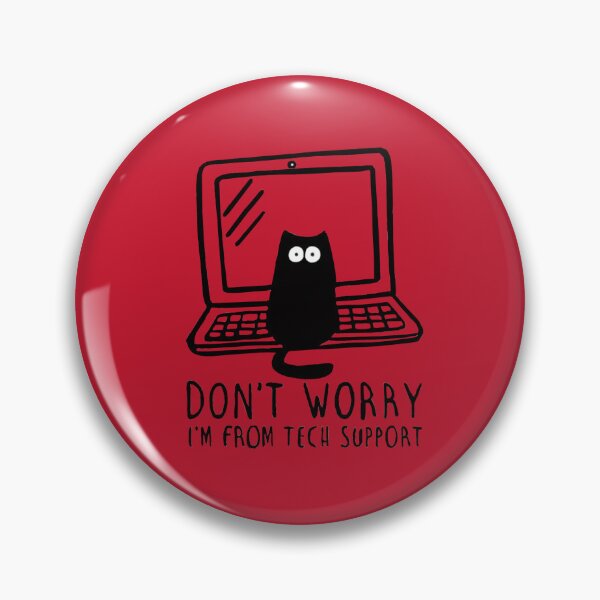 Item preview, Black Cat Technical Support Computer Transparent designed and sold by Rowena Jones.