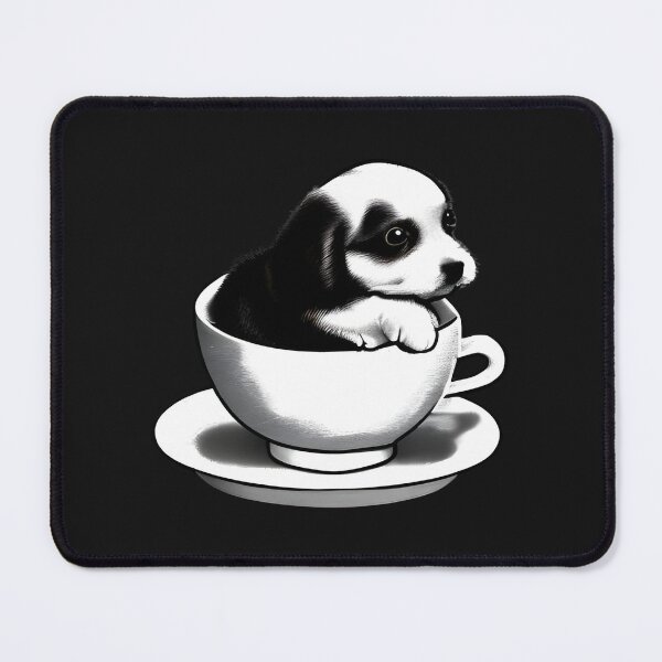 Item preview, Tea cup puppy Artwork designed and sold by The Love Quill.