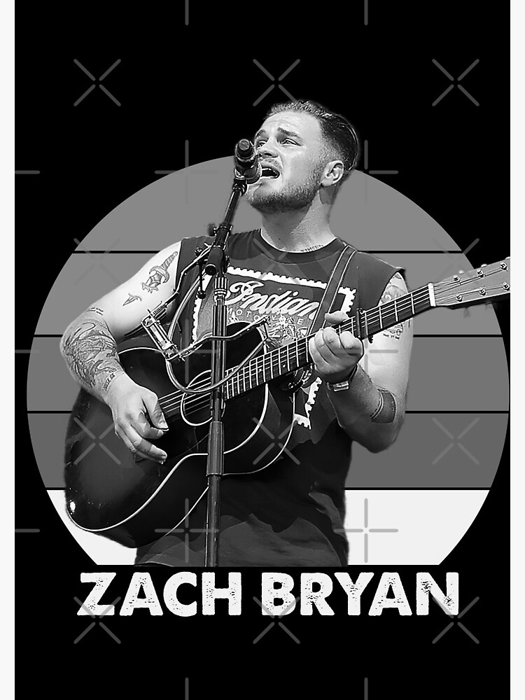 "Zach Bryan Flag a Zach Bryan Flag a Zach Bryan Flag" Spiral Notebook