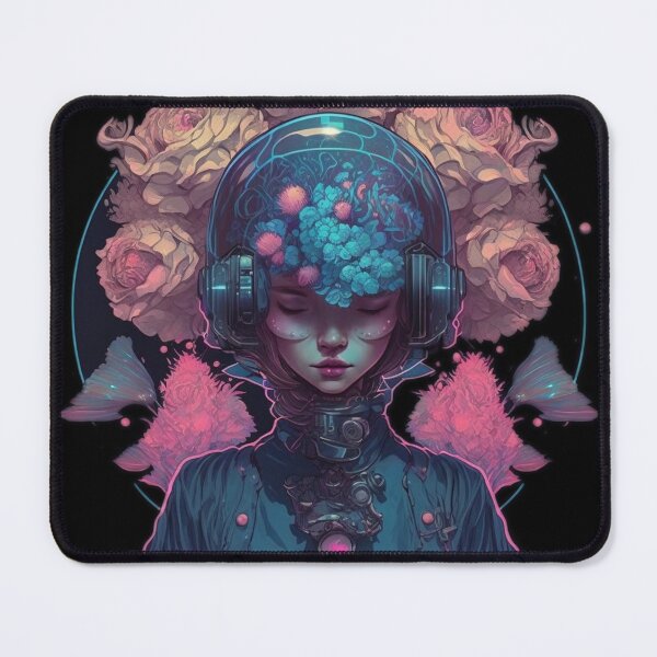Item preview, Future AI in Space with Roses designed and sold by Syiavri.