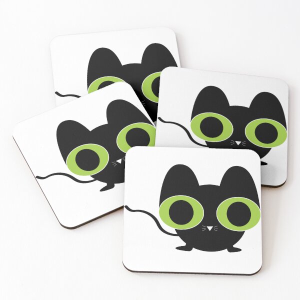 Item preview, cat sticker animal cute black cat designed and sold by Riana Williamson.