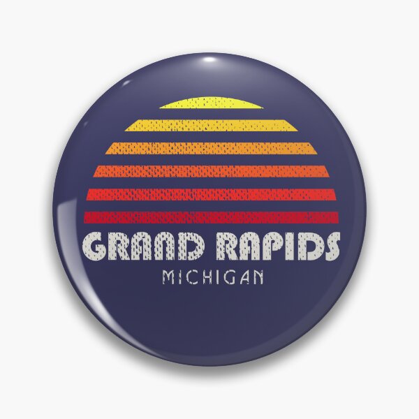 Item preview, Grand Rapids Michigan Retro Sunset designed and sold by yelly123.
