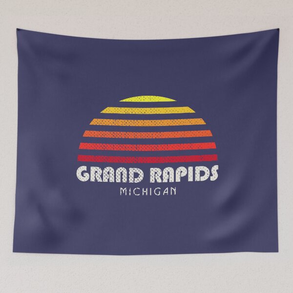 Item preview, Grand Rapids Michigan Retro Sunset designed and sold by yelly123.