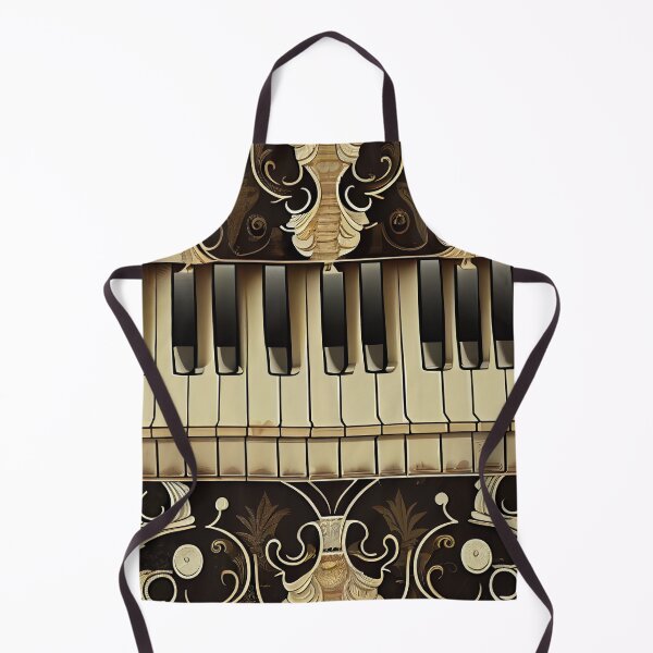 Item preview, Elegant Fancy Cartoon Piano Pattern Digital Painting designed and sold by CodeAndColors.