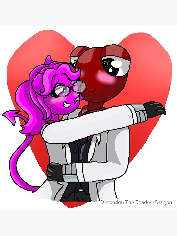 Red X Magenta Mistletoe (Rainbow Friends) Poster for Sale by Deception The  Shadow Dragon
