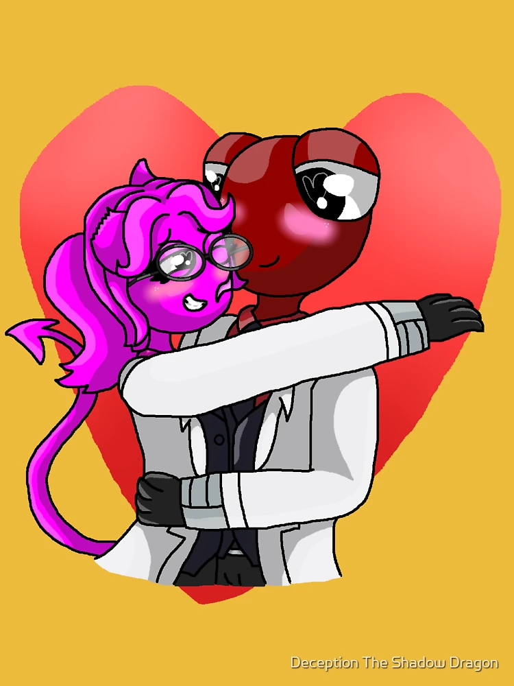 Red X Magenta (Rainbow Friends OC X Canon) Poster for Sale by Deception  The Shadow Dragon