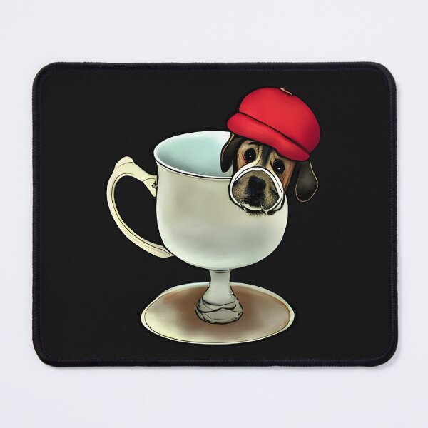 Item preview, Tea cup dog Artwork designed and sold by The Love Quill.