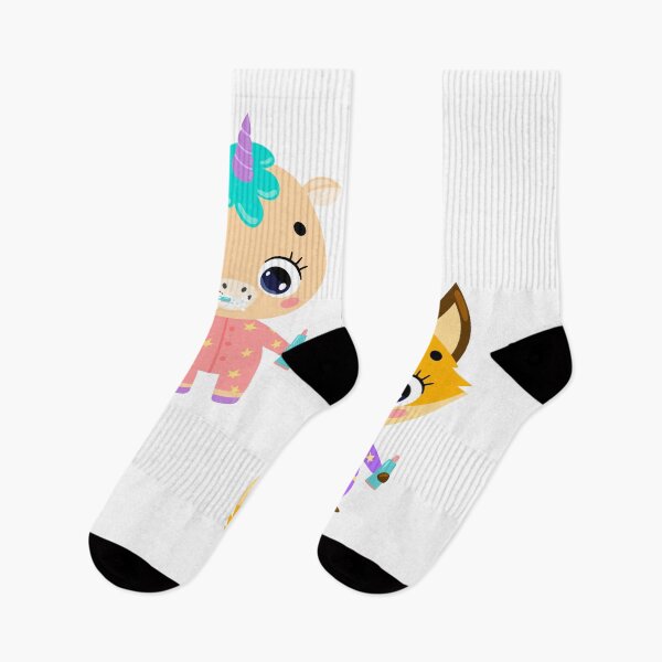 Item preview, Kids help brush teeth with cute animals designed and sold by Sticker-Palace-.