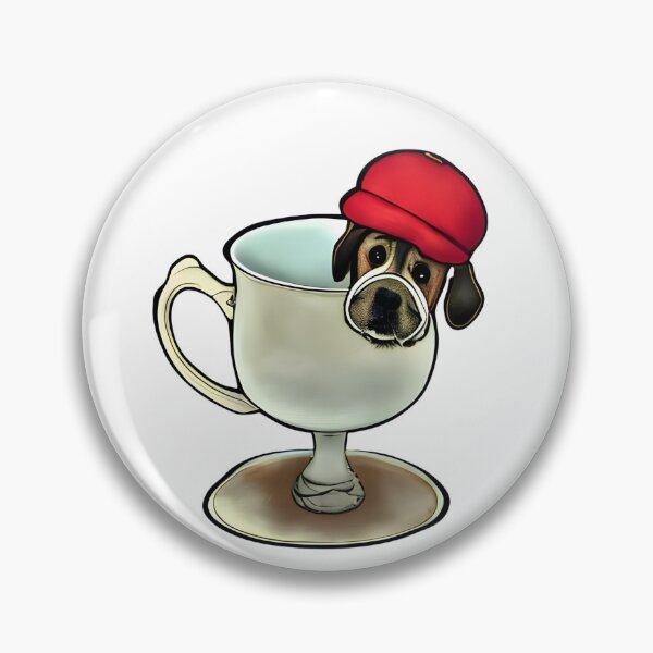 Item preview, Tea cup dog Artwork designed and sold by The Love Quill.