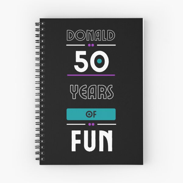 Item preview, DONALD NAME: DONALD 50 YEARS OF FUN DESIGN. designed and sold by AlexRelax.