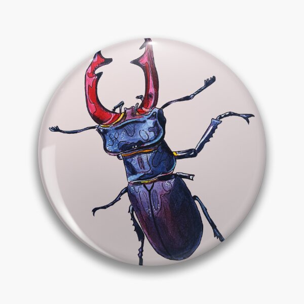 Item preview, Stag beetle designed and sold by KelRoseArt.