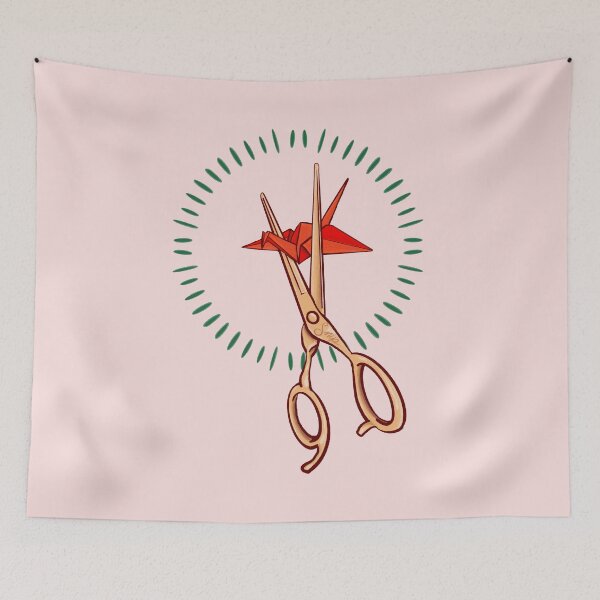 Item preview, Origami Crane with Scissors designed and sold by HydrickizKat.