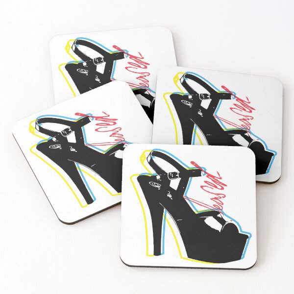 Item preview, Pleased Chromatic Heel Sticker Design designed and sold by Soratern.