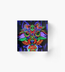 Goa Wolf Acrylic Block