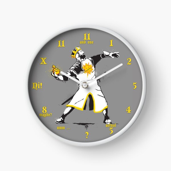 Banksy Clocks for Sale | Redbubble