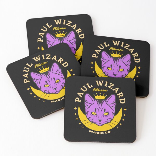Item preview, PAUL NAME: PAUL PURPLE WIZARD CAT DESIGN. designed and sold by AlexRelax.