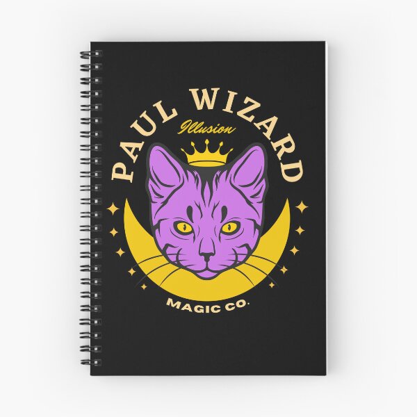 Item preview, PAUL NAME: PAUL PURPLE WIZARD CAT DESIGN. designed and sold by AlexRelax.