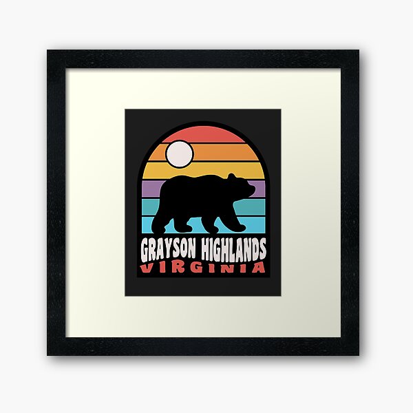 Item preview, Grayson Highlands State Park Camping Virginia Bear  designed and sold by yelly123.