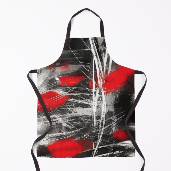 Item preview, Tree Branches with Swirls of Red Leaves Abstract Illustration designed and sold by deniselynnimage.