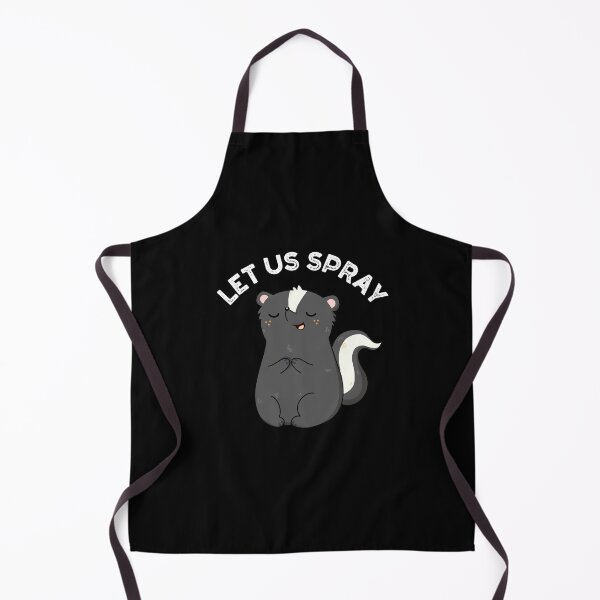 Item preview, Let Us Spray Funny Skunk Puns (Dark BG) designed and sold by punnybone.