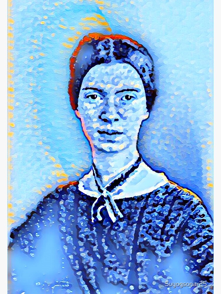 Emily Dickinson Artwork Emily Dickinson Portrait Emily Dickinson Wall Art Poster For Sale 9440