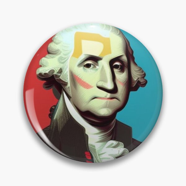 Item preview, George Washington (American President and Founding Father) Pop Art designed and sold by Chillvibes90.