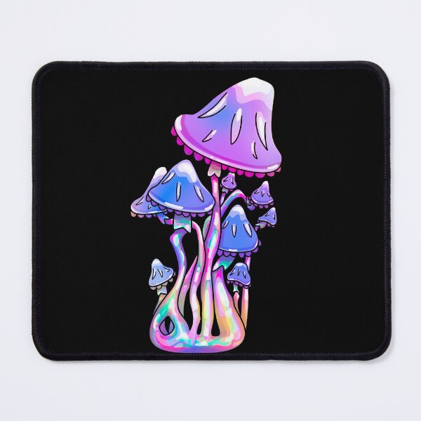 Item preview, Neon Purple Mushrooms - Trippy Mushroom Art designed and sold by mikeymadness.