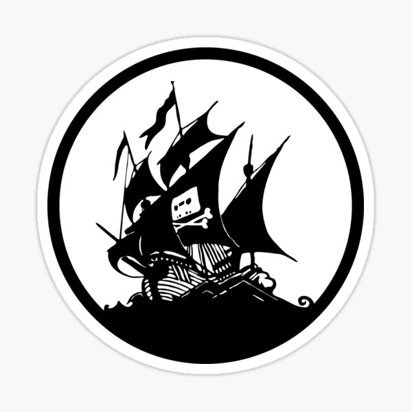 The Pirate Bay Stickers for Sale