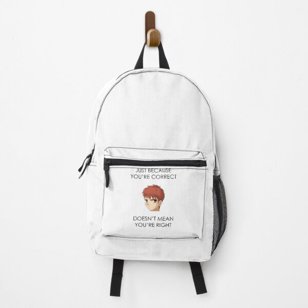 Item preview, Emiya Wisdom - Just Because You_re Correct (Black Text) designed and sold by BohoAndCrafted.