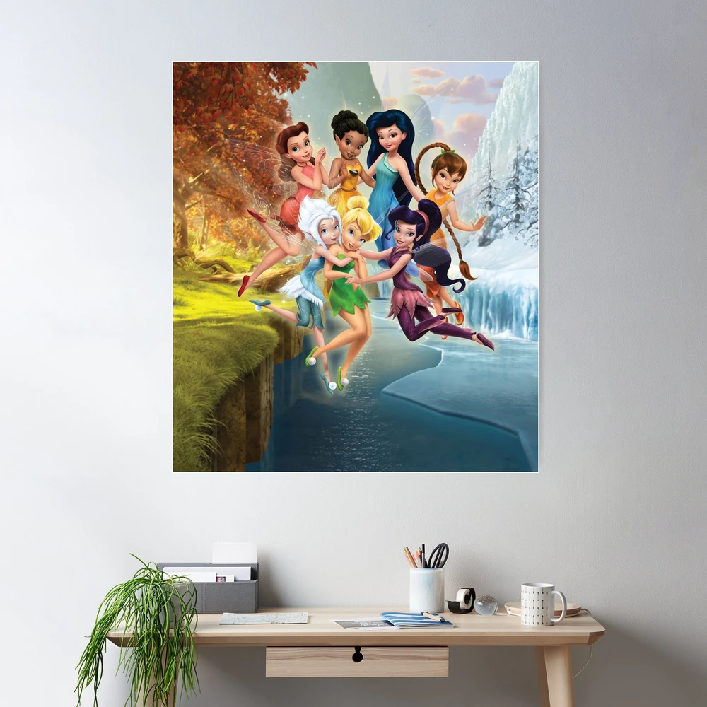 Póster for Sale con la obra «Tinkerbell y sus amigas hadas» de Jackson  Davies | Redbubble