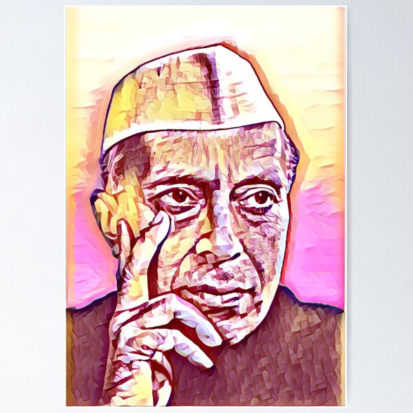 Jawaharlal nehru drawing with pastel color||how to draw children's day -  YouTube