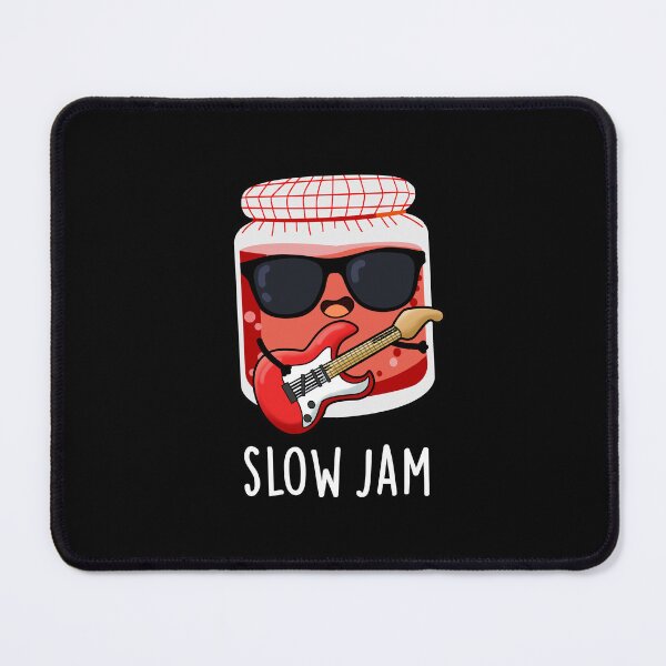 Item preview, Slow Jam Funny Music Puns (Dark BG) designed and sold by punnybone.