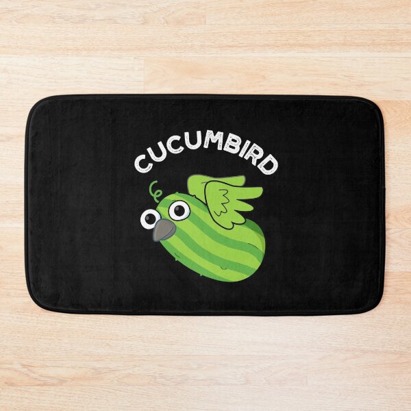 Item preview, Cucumbird Funny Cucumber Puns (Dark BG) designed and sold by punnybone.
