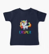 Casper Unicorn Sticker Baby Tee