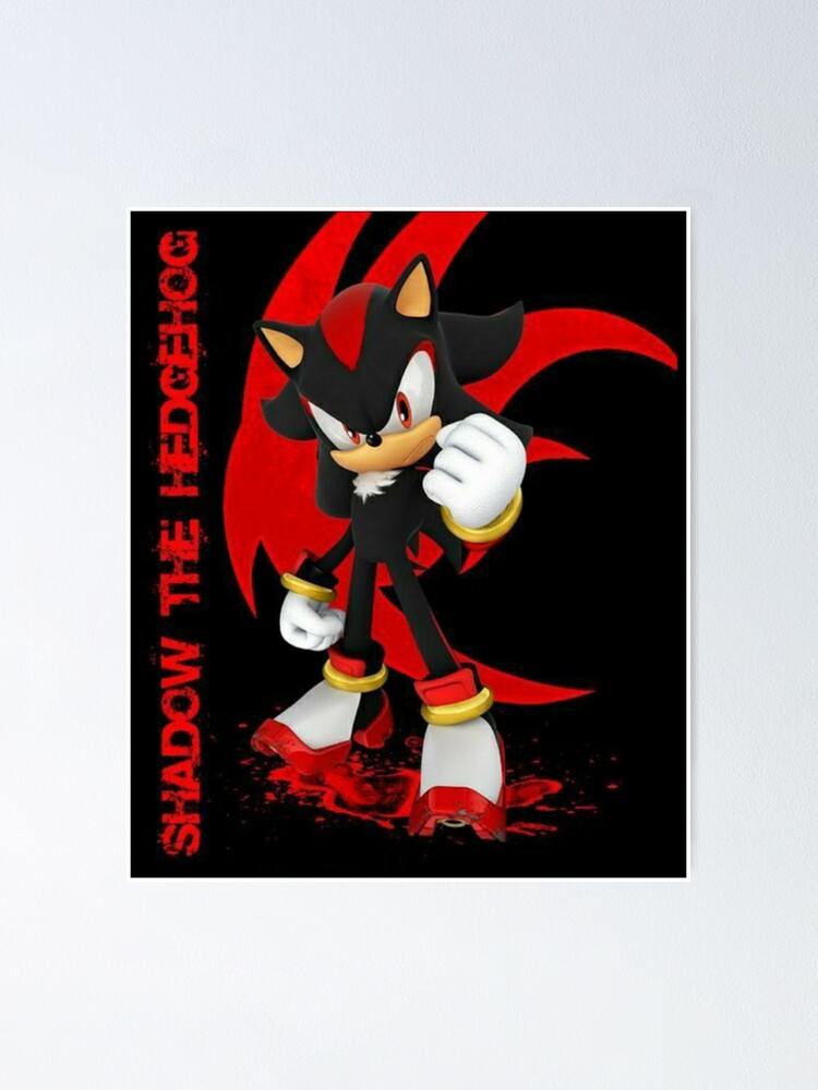 Sonic the Hedgehog 3 Movie Shadow the Hedgehog Poster 