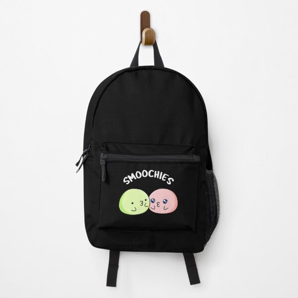 Item preview, Smoochies Funny Food Mochi Puns (Dark BG) designed and sold by punnybone.